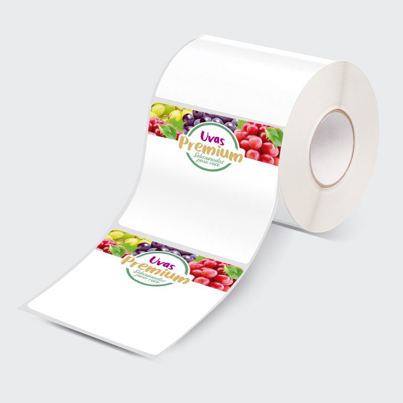 Etiquetas adesivas para produtos congelados