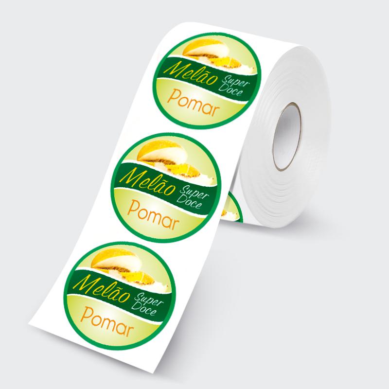 Etiquetas personalizadas com logotipo